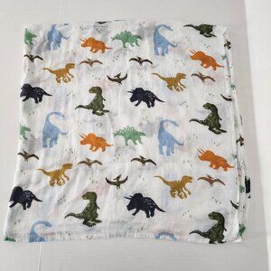 Aenne Baby dinosaur swaddle stroller blanket nursing cover  cotton / bamboo